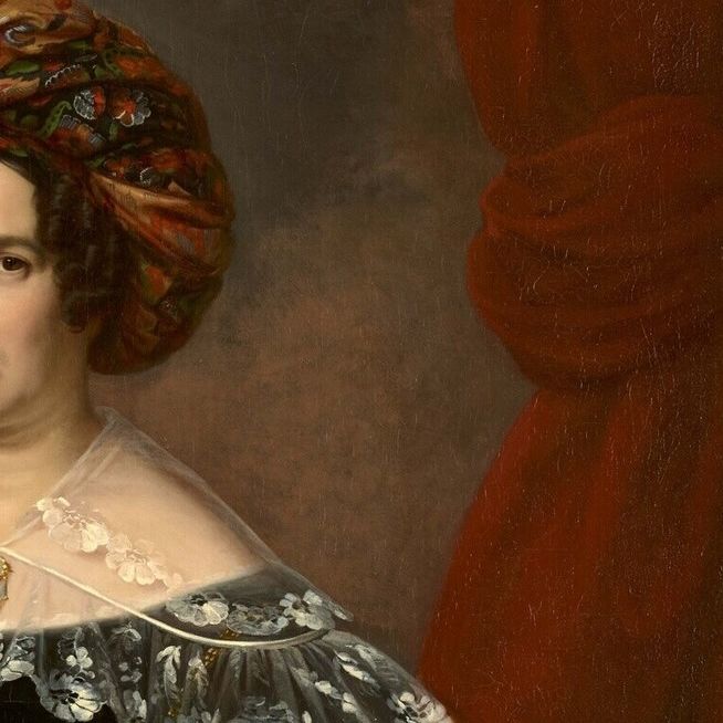 Louise Adélaïde Desnos, huile sur toile