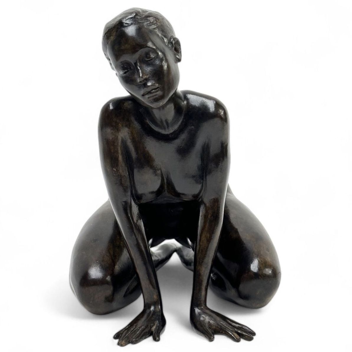Marie Paule Deville Chabrolle, bronze with brown patina