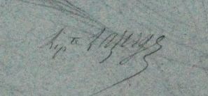 Signature of Hippolyte Lazerges