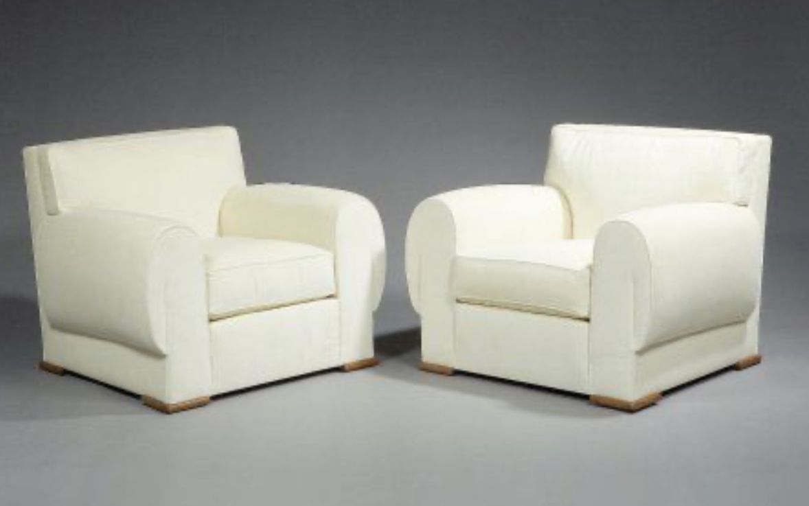 Dupré-Lafon, pair of armchairs