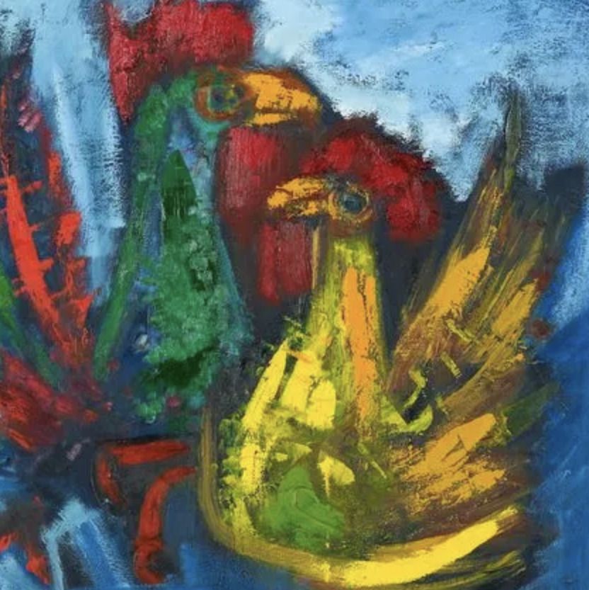 Friedrich Vordemberge, huile sur toile