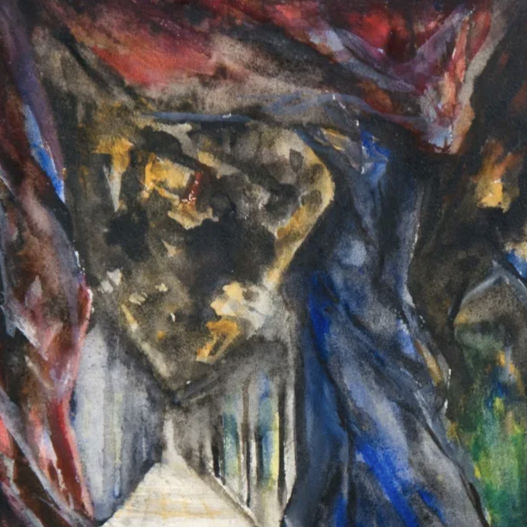 Natalia Gontcharova, techniques mixtes sur papier