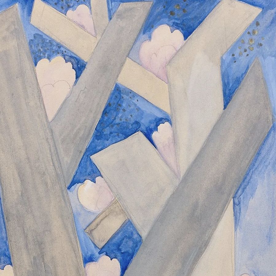 Natalia Gontcharova, techniques mixtes sur papier