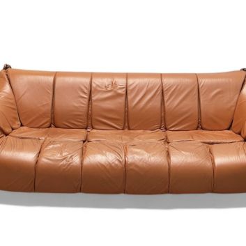 Percival LAFER (b. 1936) Three-seater sofa model MP 211, circa 1975
