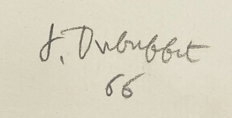 Jean Dubuffet's signature