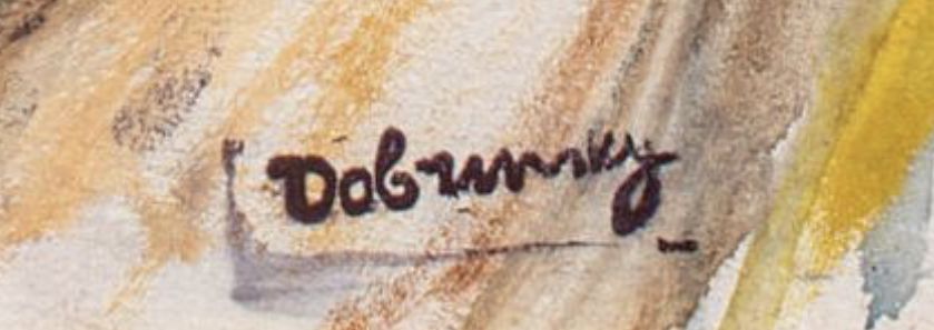 Isaac Dobrinsky's signature