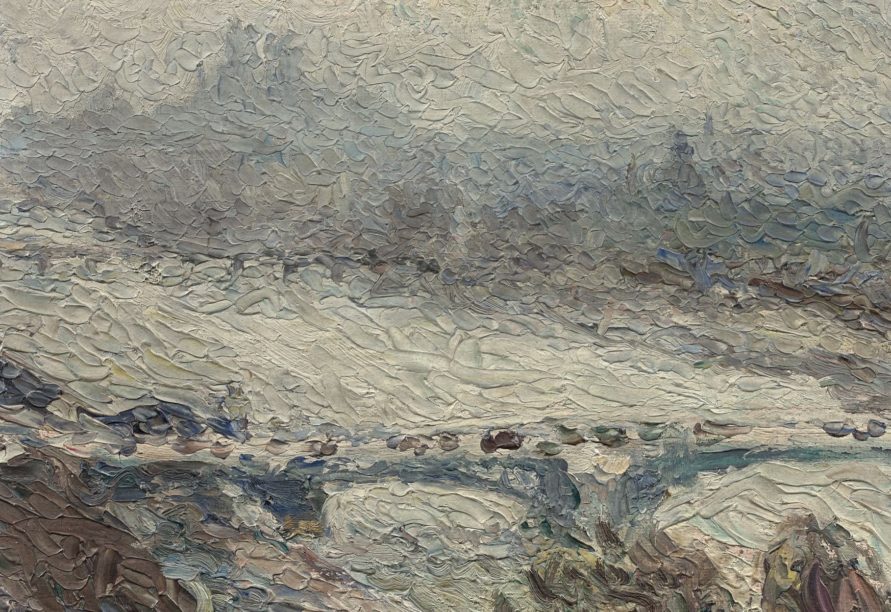 Émile Boggio, huile sur toile