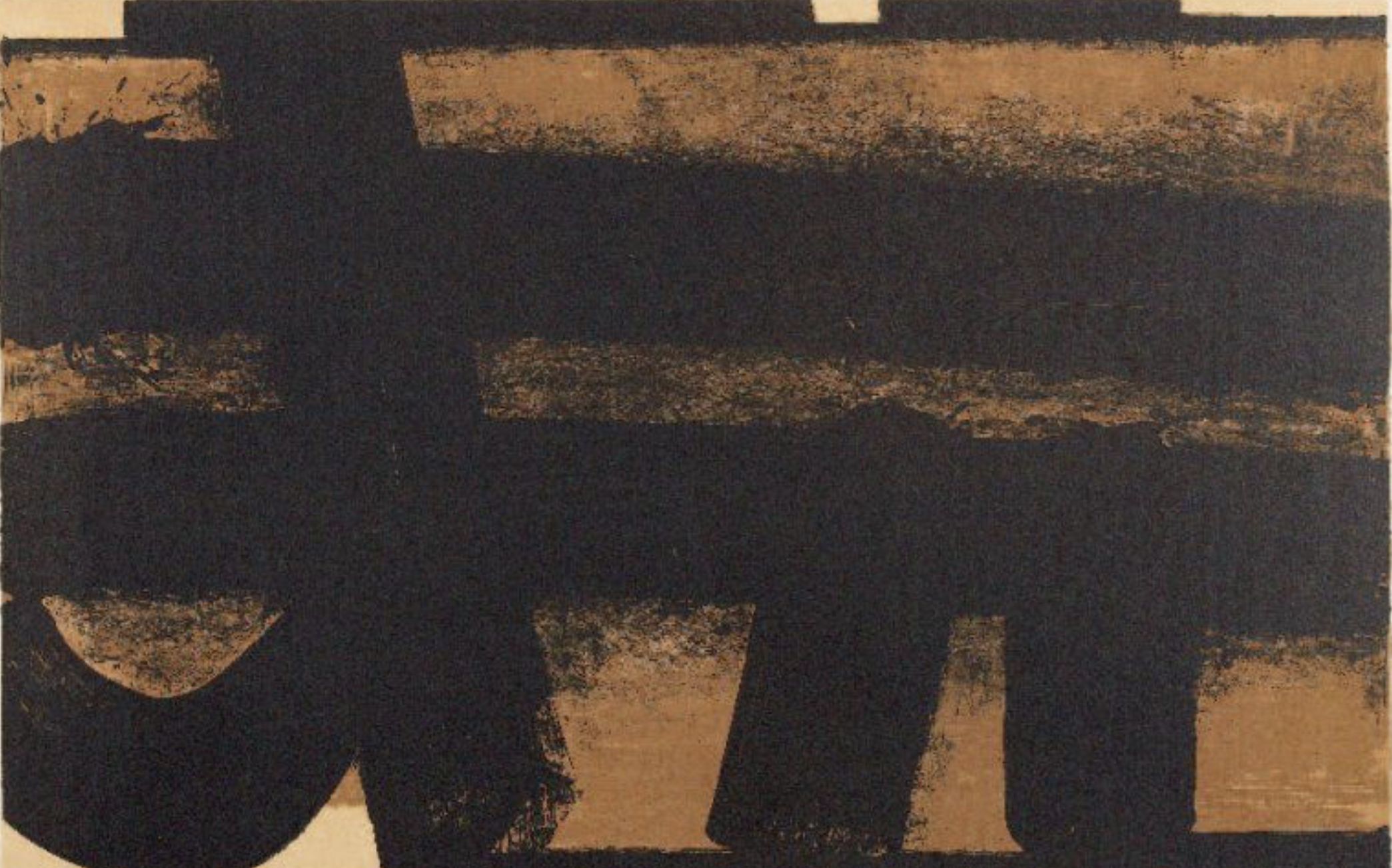 Soulages, lithograph