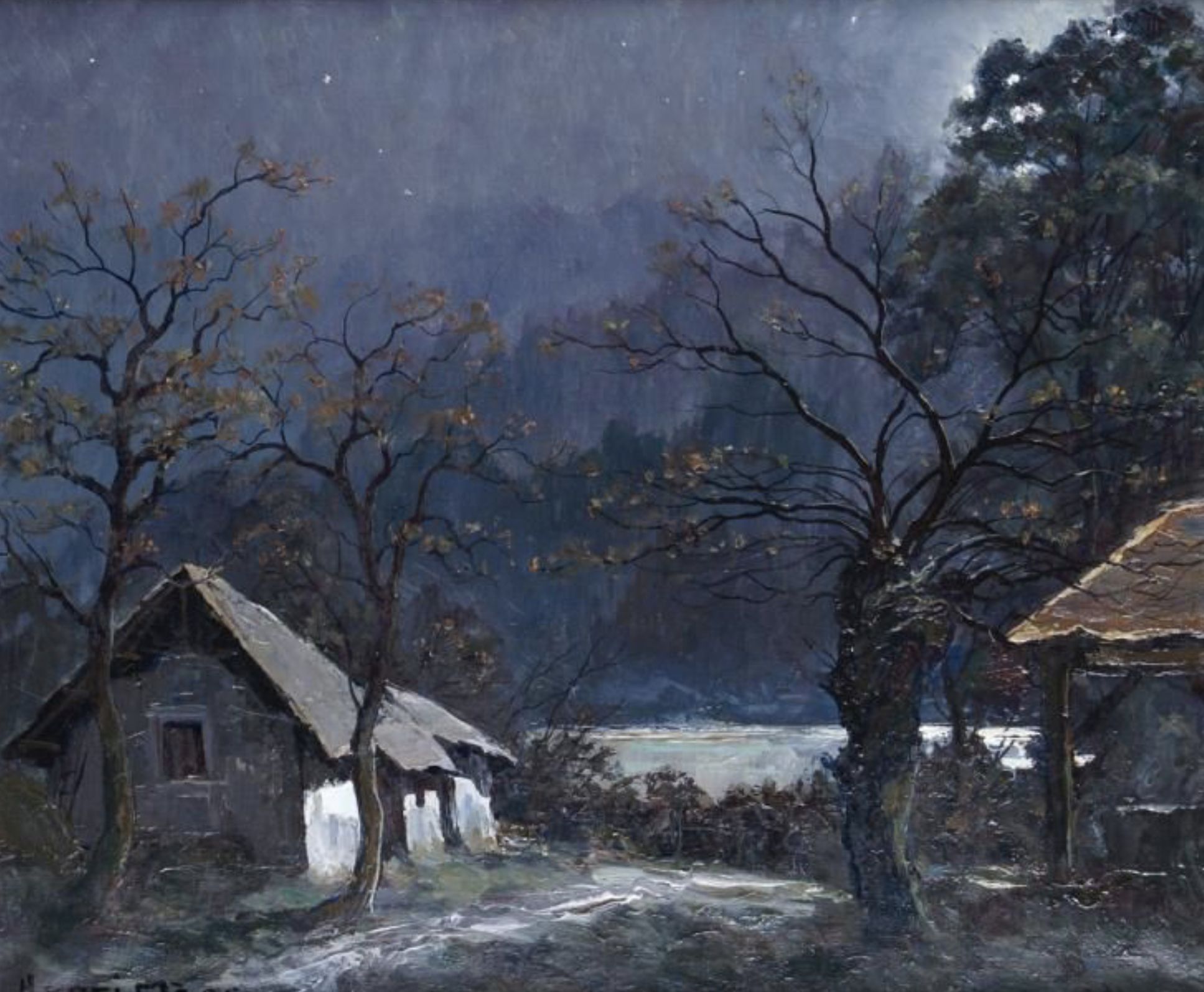 Henri Mège, oil on canvas