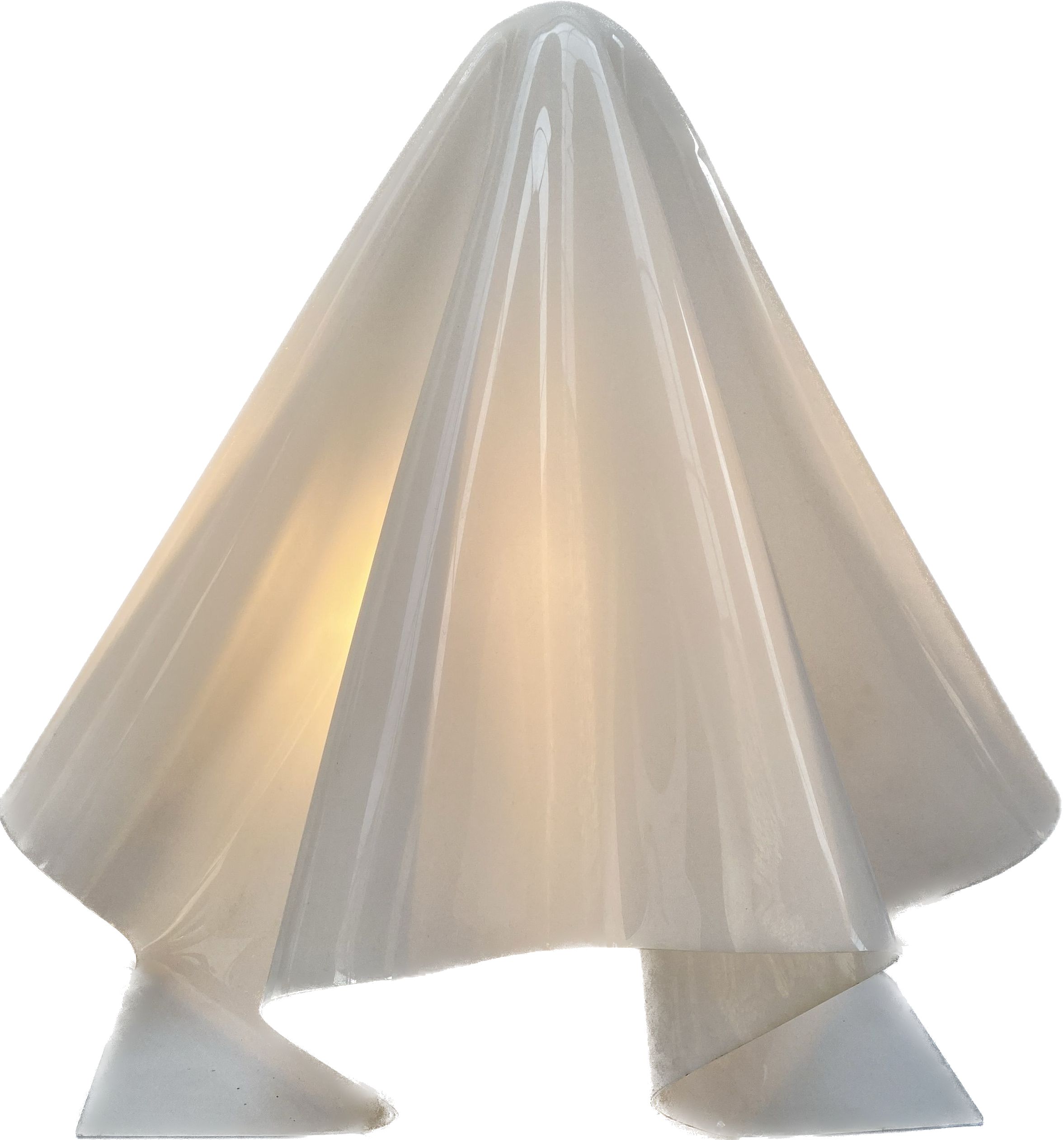 Ghost table lamp, Shiro Kuramata