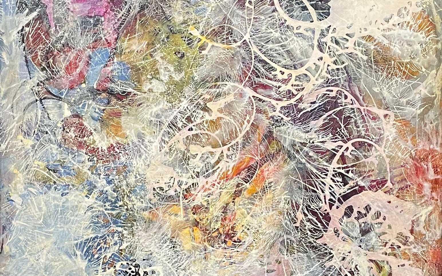 Janet Sobel, Voie lactée, techniques mixtes