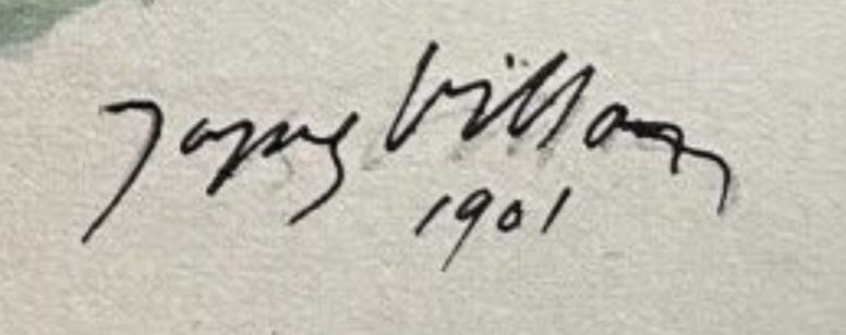 Jacques Villon's signature