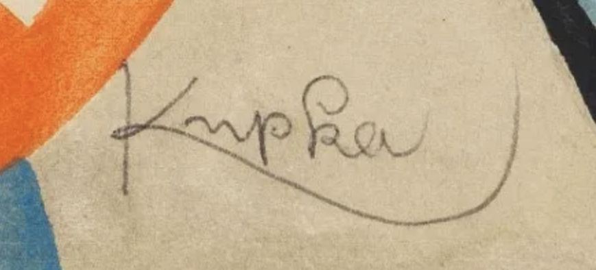 Frantisek Kupka's signature