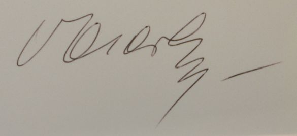 Vasarely's signature