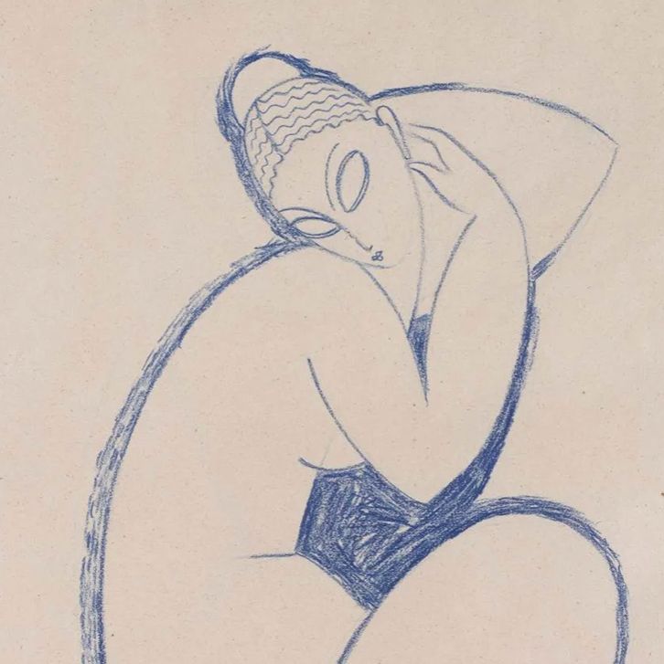 Modigliani, drawing