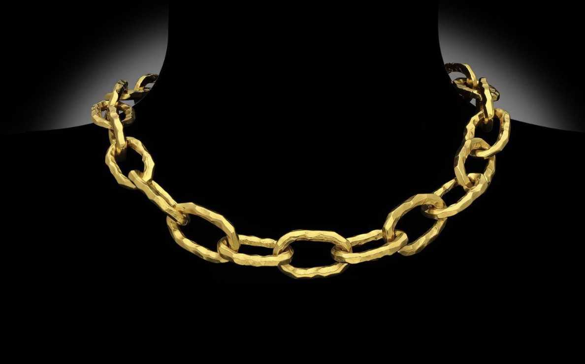 Jean Mahie, collier en or 22 carats