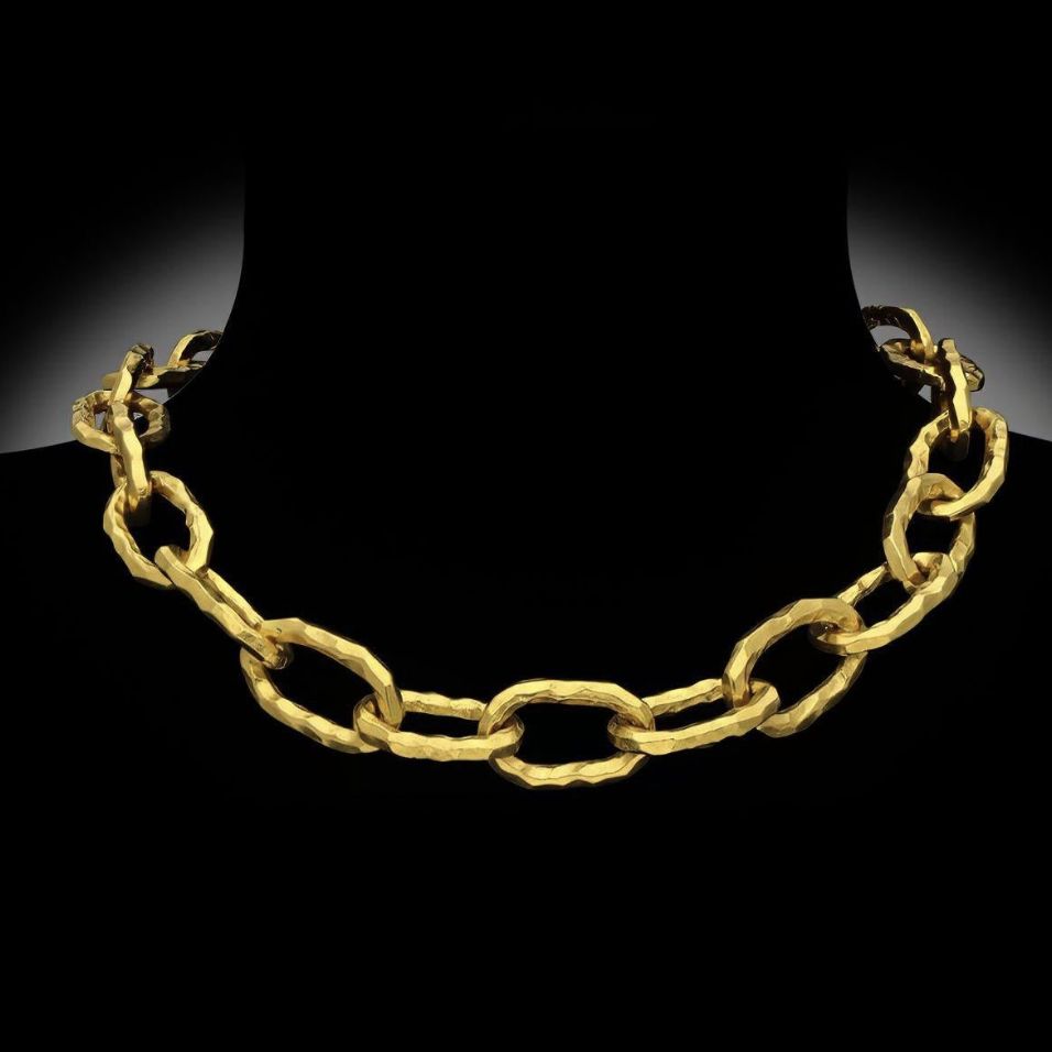 Jean Mahie, collier en or 22 carats