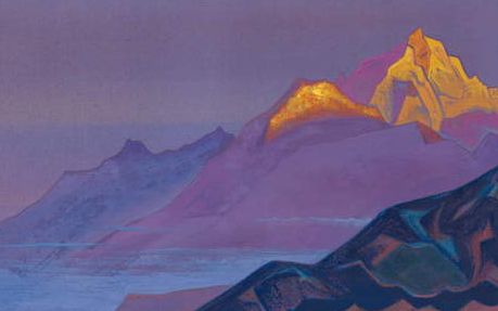 Nicolas Roerich, oil on canvas