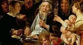 Jacob Jordaens, oil on panel