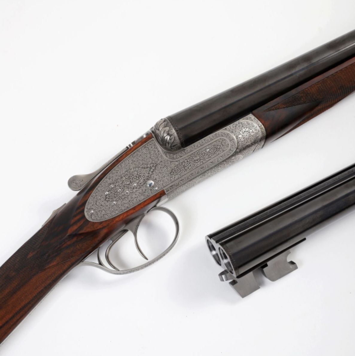 Granger rifle with lock, detail of hammer