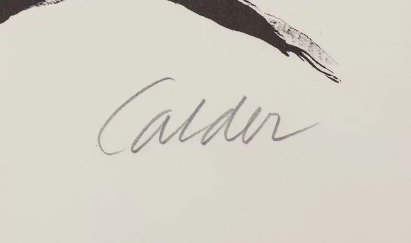 Alexander Calder's signature