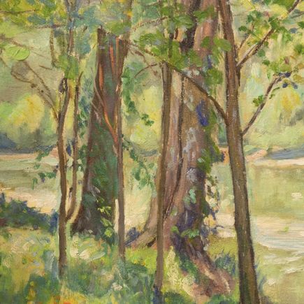 Theodore Robinson, oil on canvas