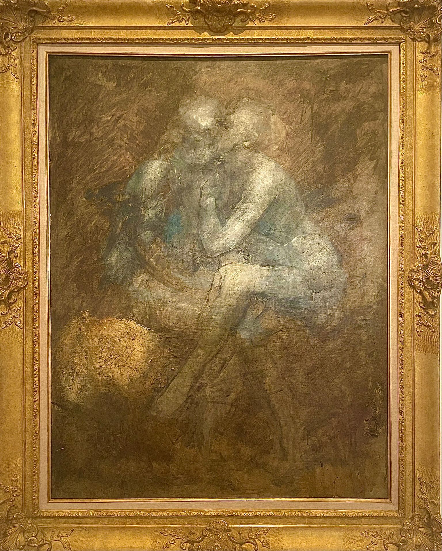 Carpeaux, oil on canvas