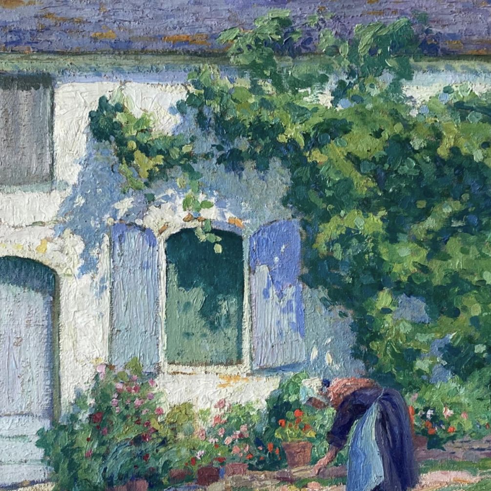 Paul Madeline, huile sur toile