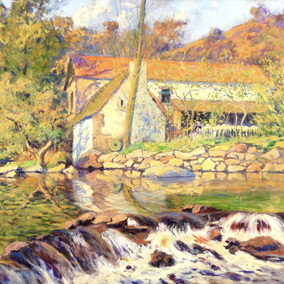 Paul Madeline, huile sur toile