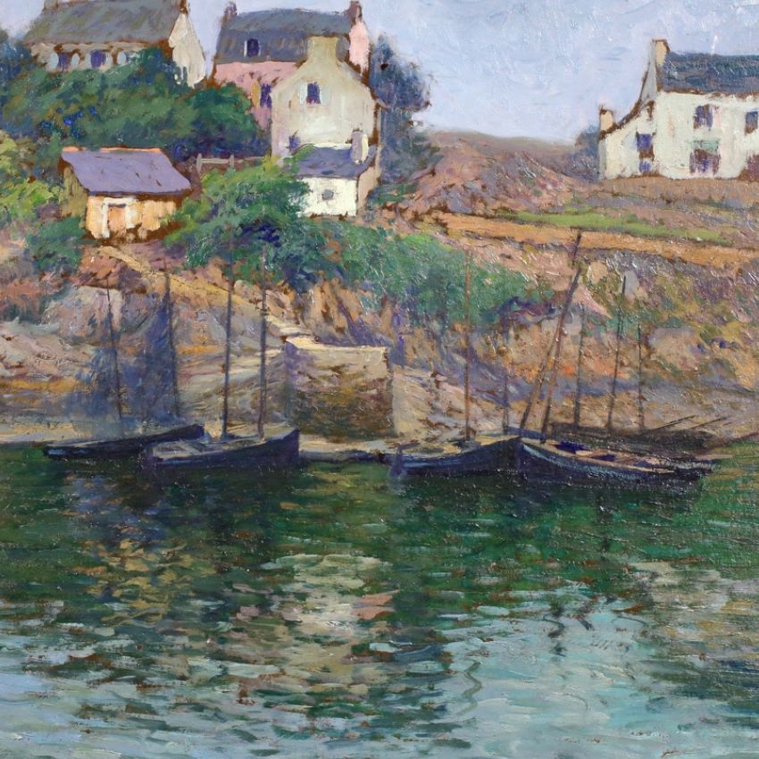 Paul Madeline, huile sur toile
