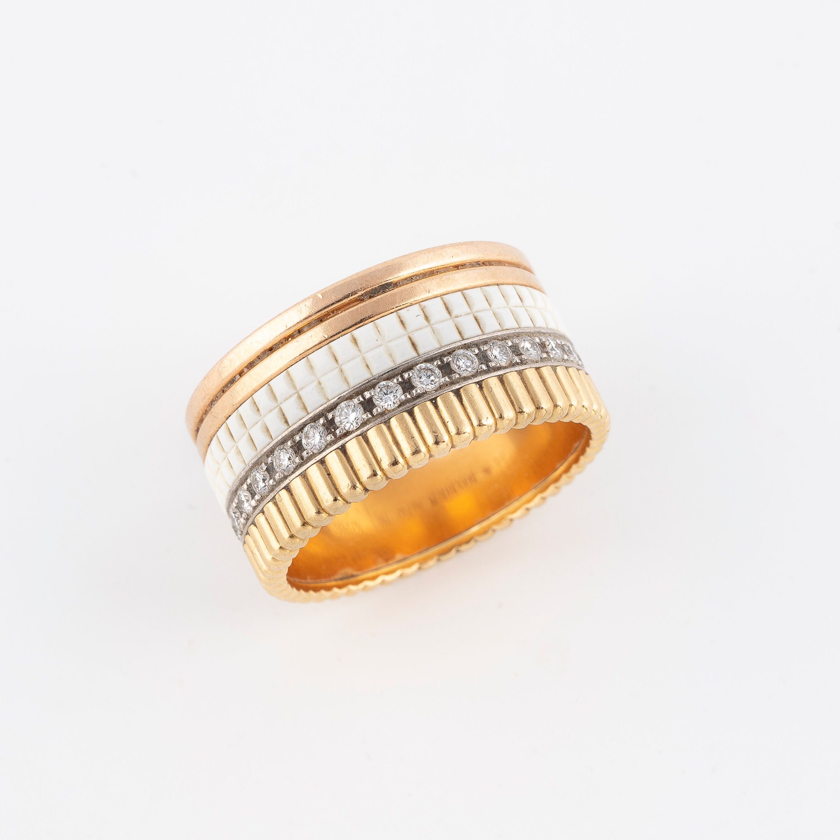 Boucheron, yellow gold ring model four