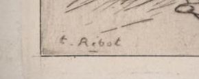 Signature of Théodule Ribot