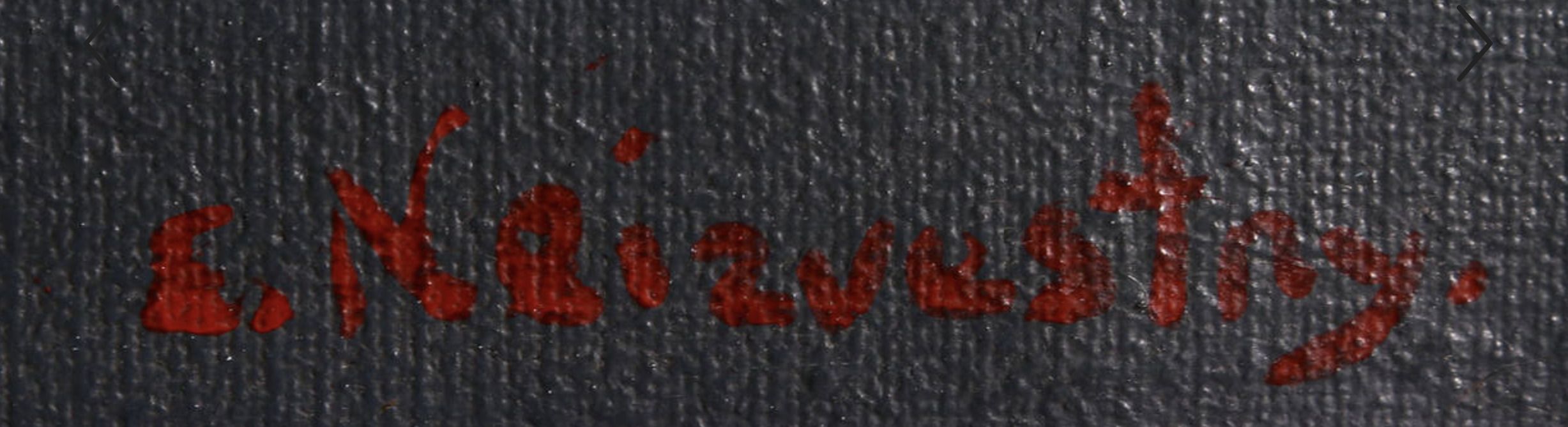 Signature of Ernst Iossipovitch Neizvestny